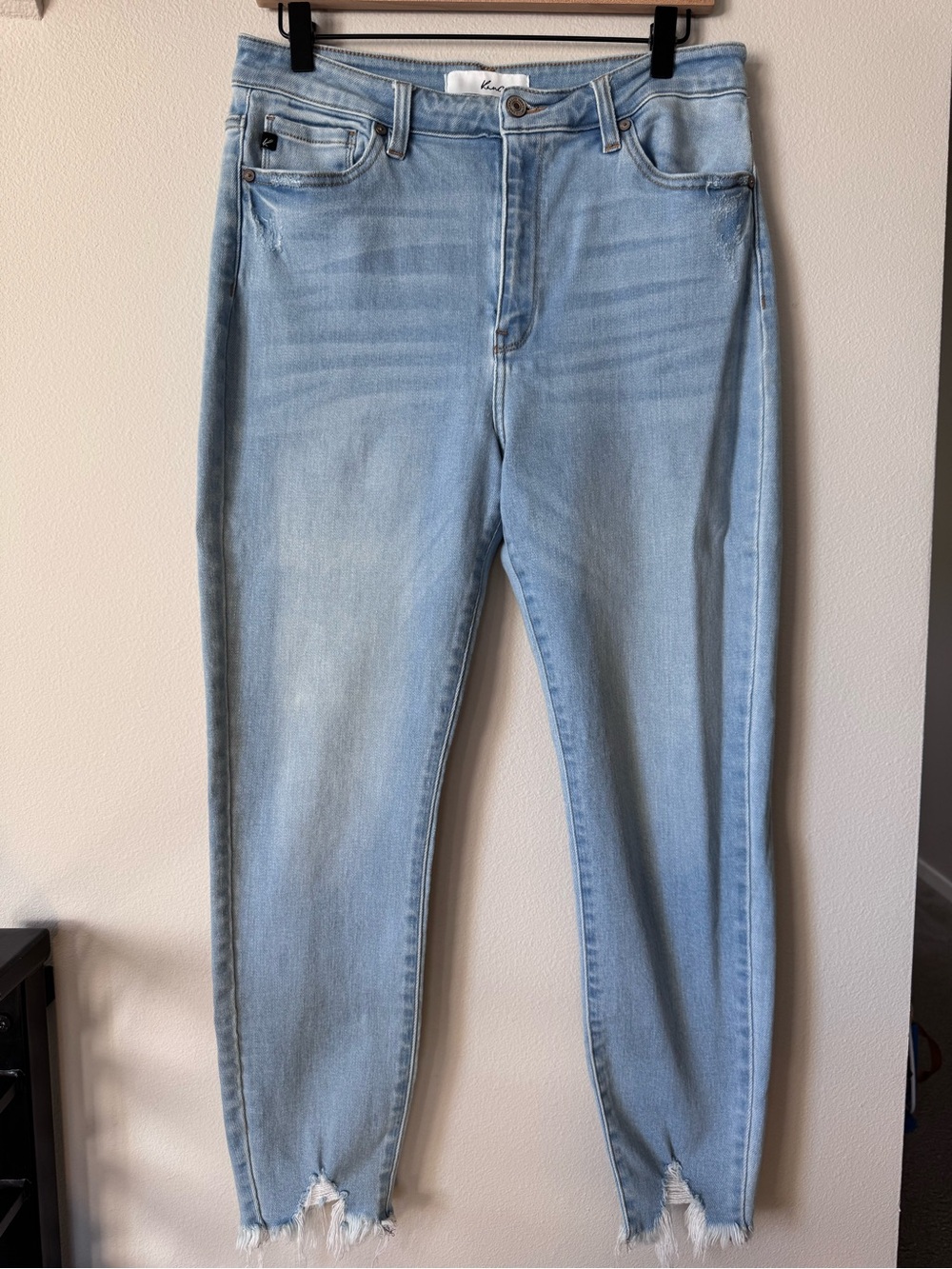 KanCan Maria High Rise Ankle Skinny Jeans Light Wash 13/30